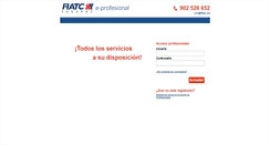 Desktop Screenshot of e-profesional.fiatc.es